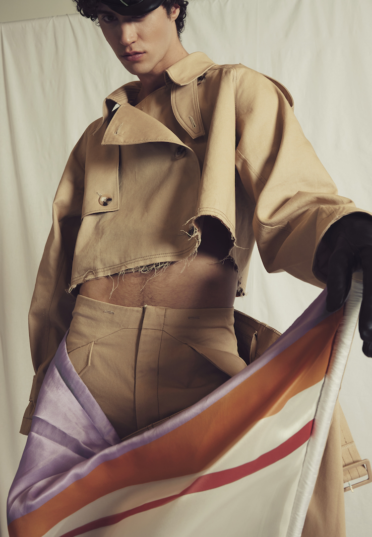 Melbourne-based designer William Tjong is challenging gender norms through military-inspired fashion