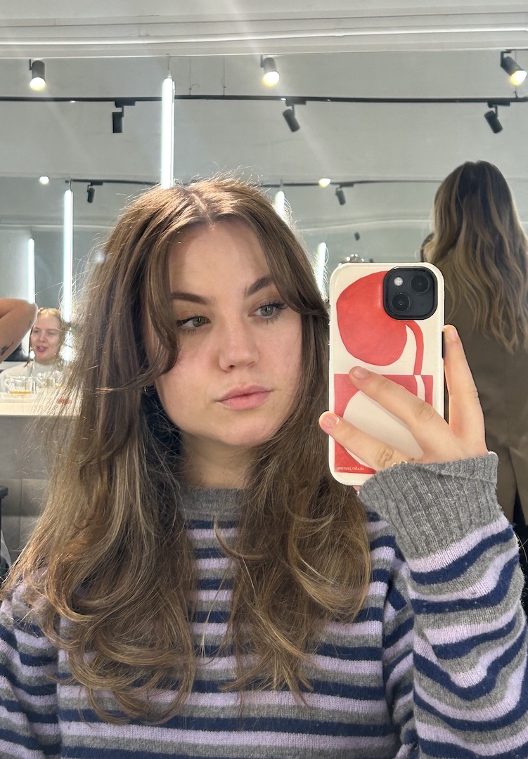I tried a professional hair gloss treatment to speed up my morning hair routine