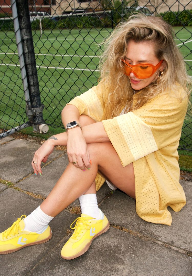 Four Australian fashion people show us how they style their go-to sneakers