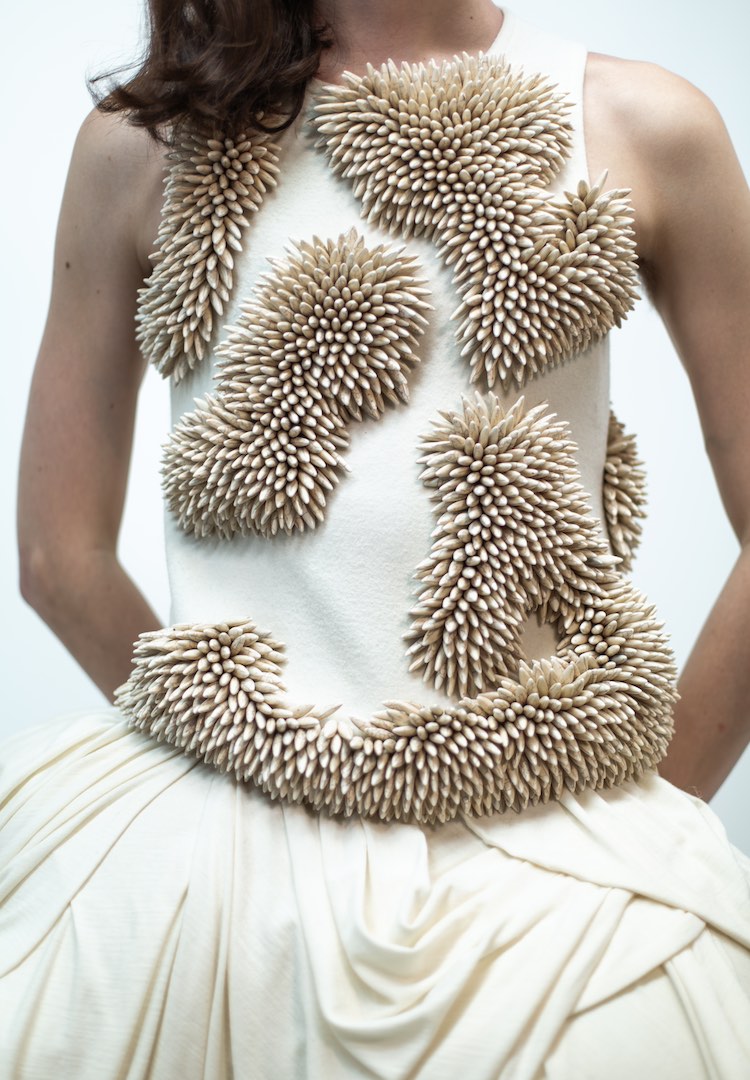 This Sydney designer’s graduate collection is inspired by reptiles shedding their skin