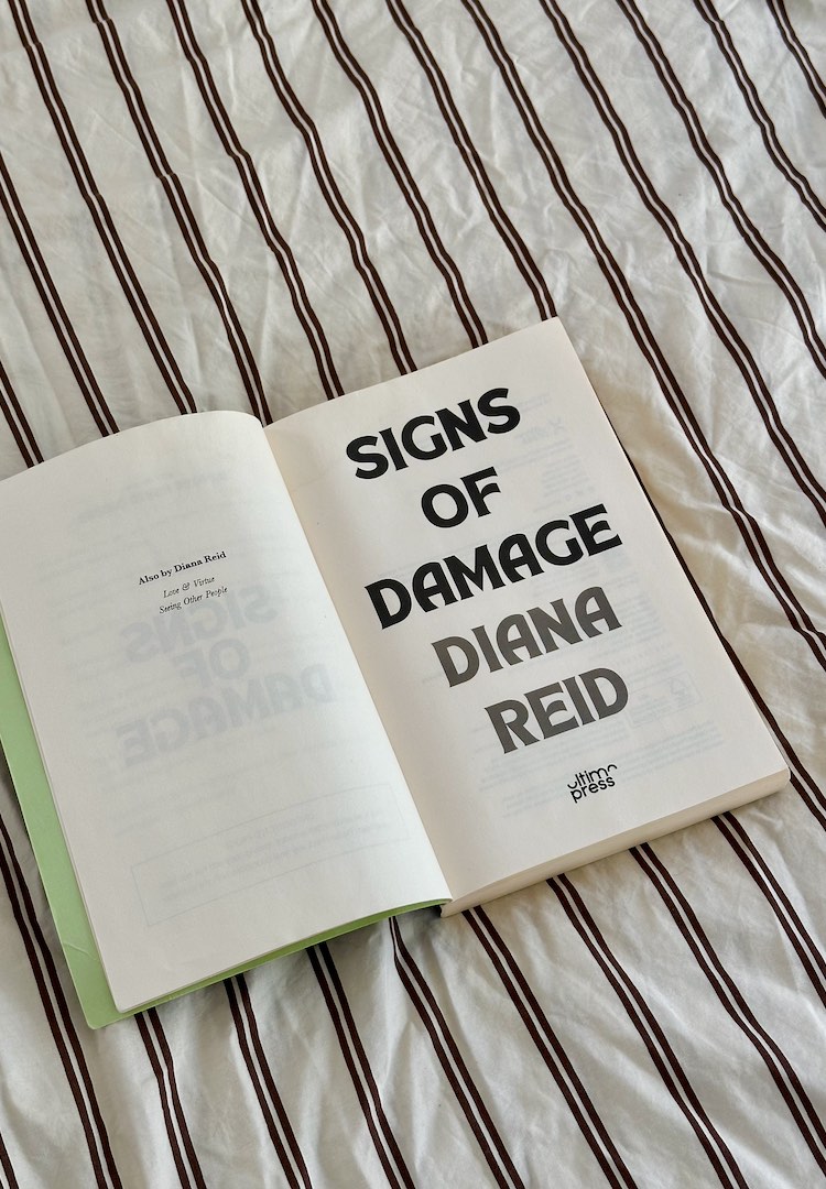 “I want to always complicate things for the reader”: Author Diana Reid on creating her new novel, ‘Signs of Damage’