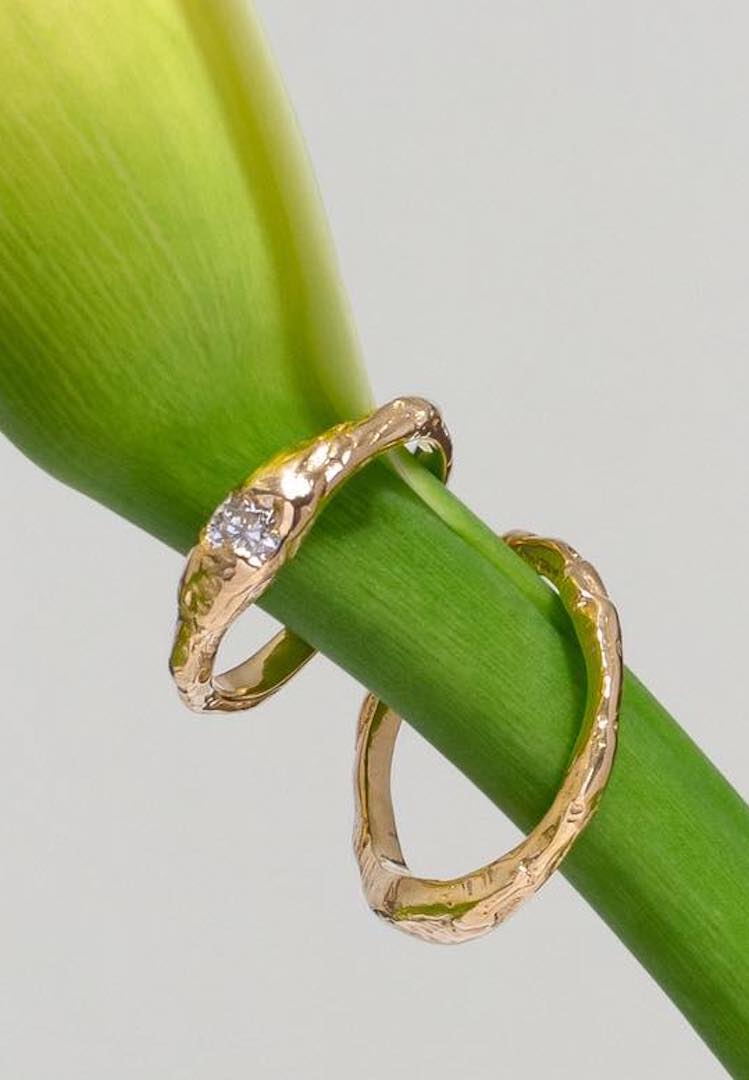 Engagement rings with smaller stones, from Australian jewellers