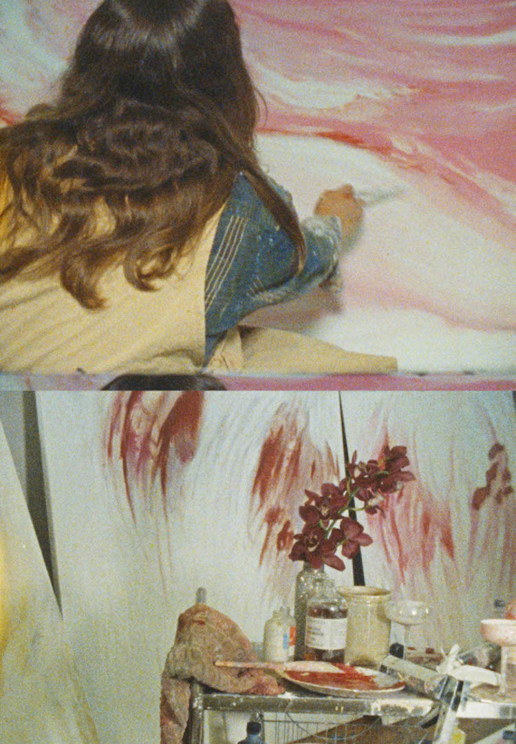 Crying at the Lipstick Bar Exhibition