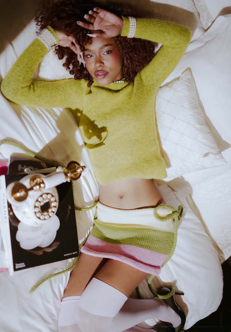 Hansika is exploring girlhood, one hand-knitted Paddle Pop skirt at a time