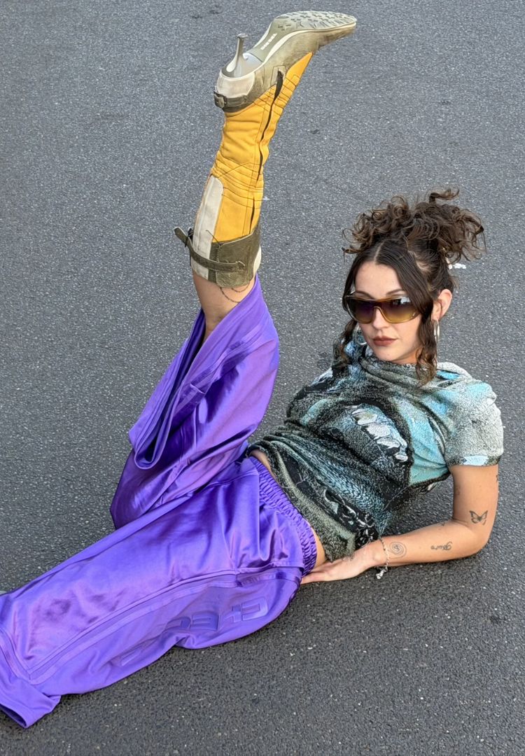 Florist Kayla Moon tried matching her outfits with flowers for a week