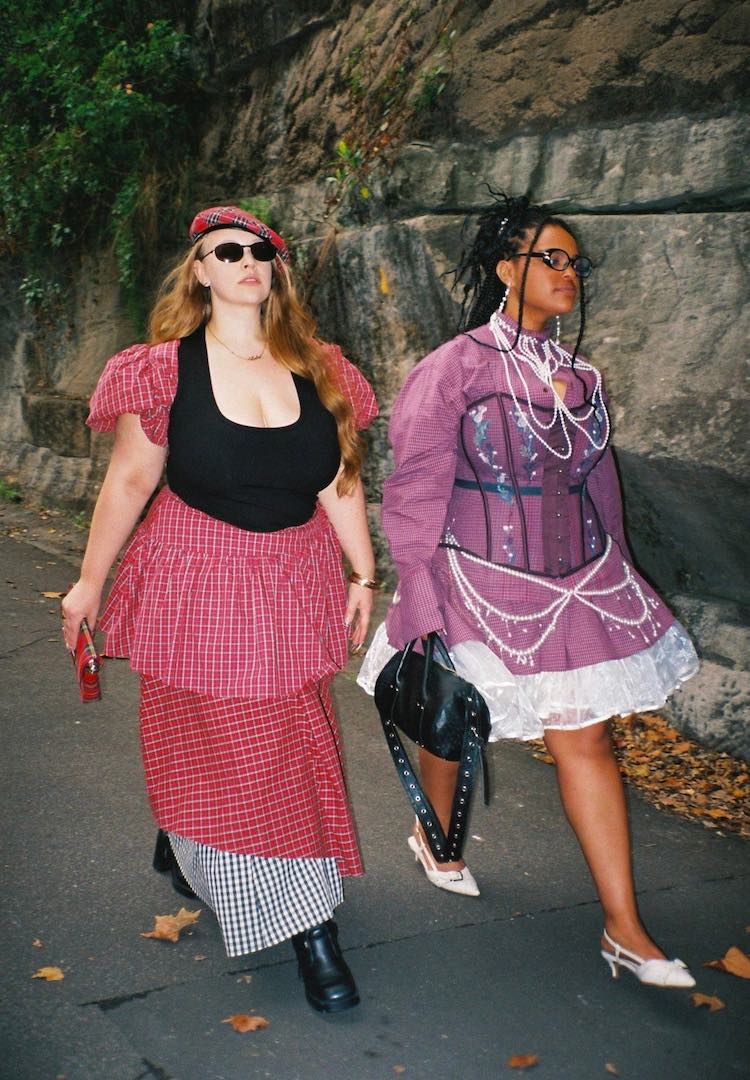 What FJ models Dunya and Lola wore for a week of runway-hopping