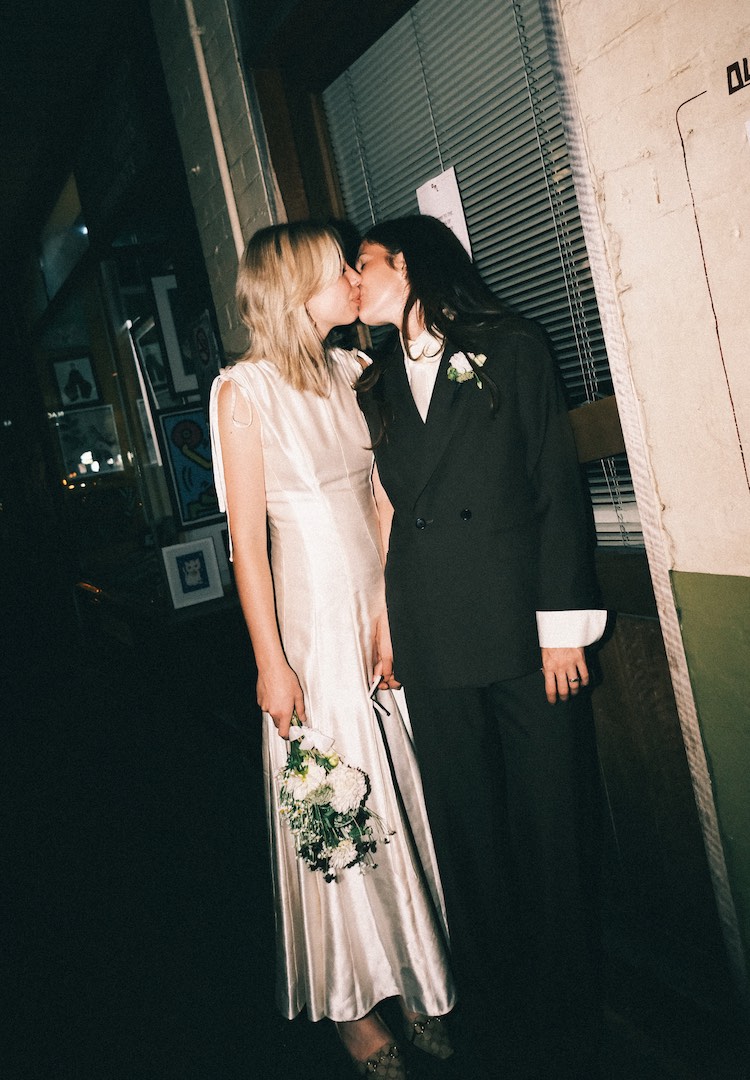 Mia and Harper danced to Nick Cave and Justin Bieber at their Melbourne wedding