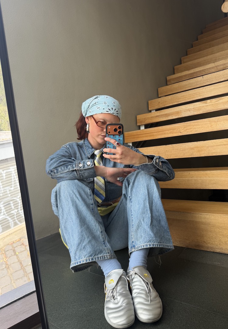 How fashion people are styling sneakers this spring