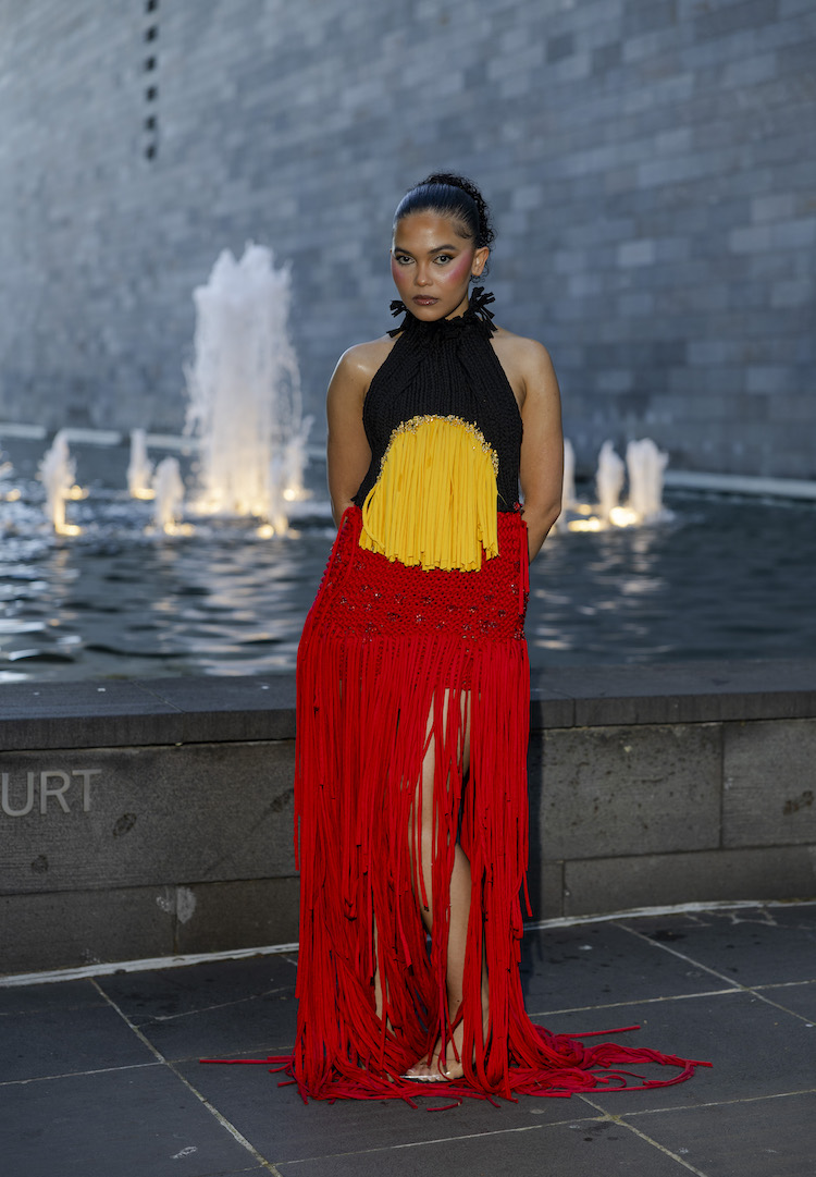 The best looks from the crowd at the ganbu marra runway